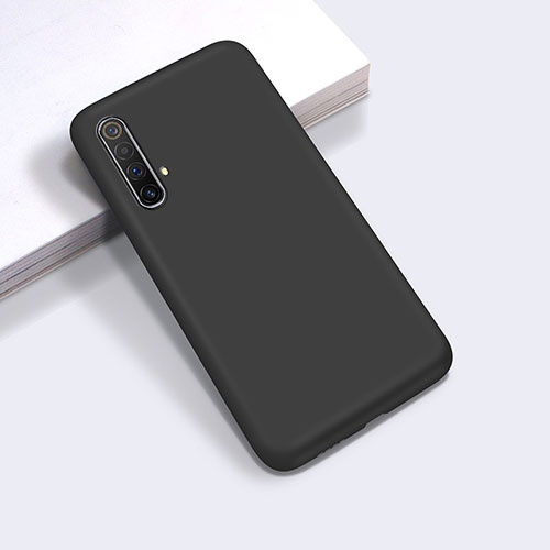 Ultra-thin Silicone Gel Soft Case 360 Degrees Cover for Realme X50 5G Black