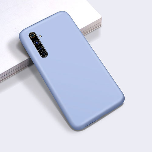 Ultra-thin Silicone Gel Soft Case 360 Degrees Cover for Realme X50 Pro 5G Sky Blue
