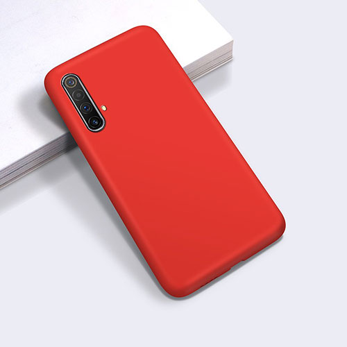 Ultra-thin Silicone Gel Soft Case 360 Degrees Cover for Realme X50m 5G Red