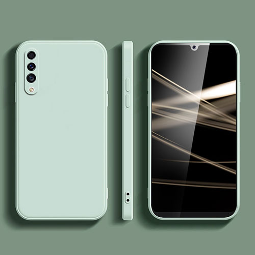 Ultra-thin Silicone Gel Soft Case 360 Degrees Cover for Samsung Galaxy A50 Matcha Green