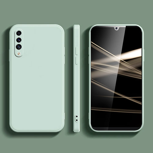 Ultra-thin Silicone Gel Soft Case 360 Degrees Cover for Samsung Galaxy A50S Matcha Green