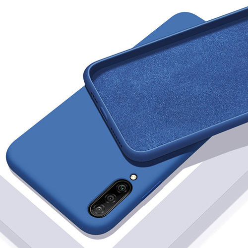 Ultra-thin Silicone Gel Soft Case 360 Degrees Cover for Samsung Galaxy A70 Blue