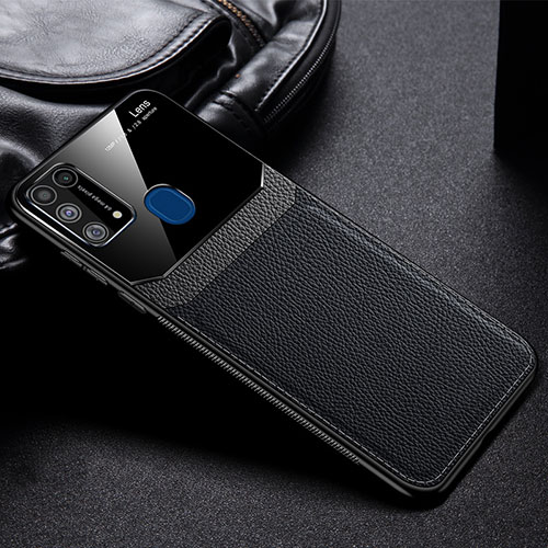 Ultra-thin Silicone Gel Soft Case 360 Degrees Cover for Samsung Galaxy M21s Black