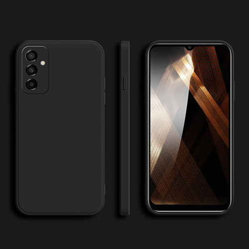 Ultra-thin Silicone Gel Soft Case 360 Degrees Cover for Samsung Galaxy M23 5G Black