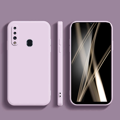 Ultra-thin Silicone Gel Soft Case 360 Degrees Cover for Samsung Galaxy M30 Clove Purple