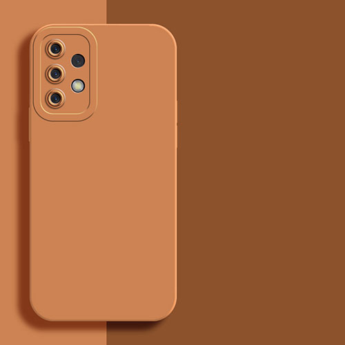 Ultra-thin Silicone Gel Soft Case 360 Degrees Cover for Samsung Galaxy M32 5G Orange