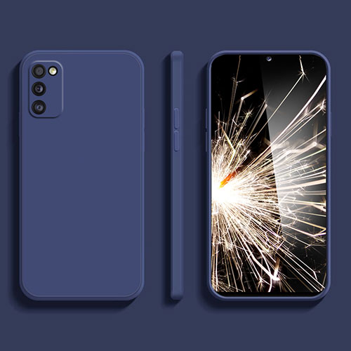 Ultra-thin Silicone Gel Soft Case 360 Degrees Cover for Samsung Galaxy M52 5G Blue