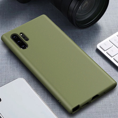Ultra-thin Silicone Gel Soft Case 360 Degrees Cover for Samsung Galaxy Note 10 Plus 5G Green