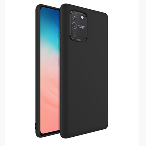 Ultra-thin Silicone Gel Soft Case 360 Degrees Cover for Samsung Galaxy S10 Lite Black