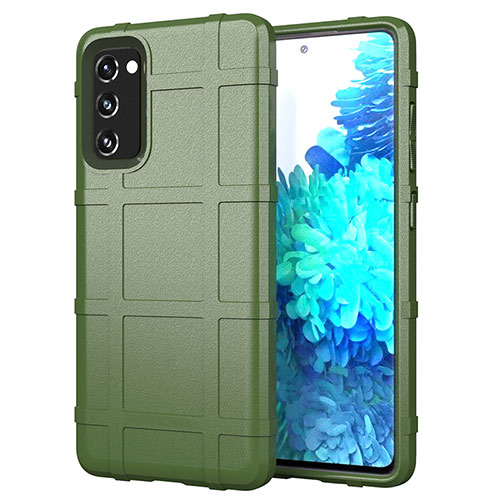 Ultra-thin Silicone Gel Soft Case 360 Degrees Cover for Samsung Galaxy S20 Lite 5G Green