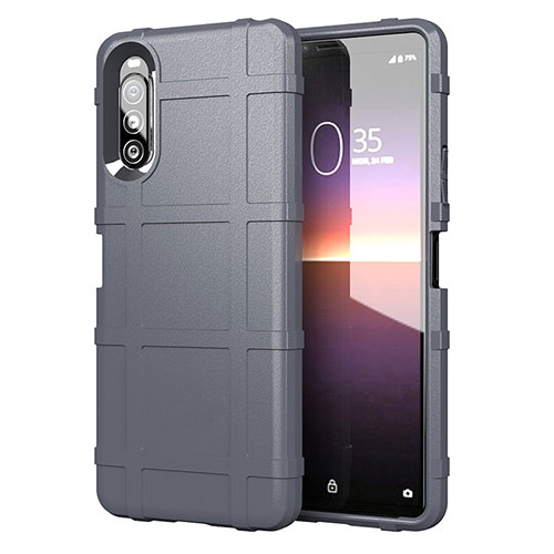 Ultra-thin Silicone Gel Soft Case 360 Degrees Cover for Sony Xperia 10 II Gray