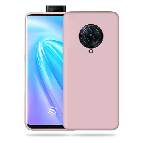 Ultra-thin Silicone Gel Soft Case 360 Degrees Cover for Vivo Nex 3 5G Pink