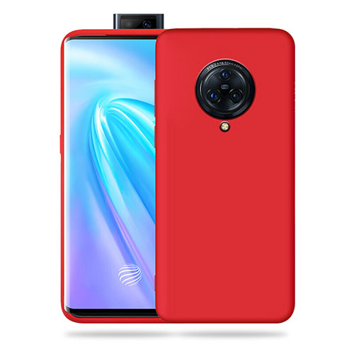 Ultra-thin Silicone Gel Soft Case 360 Degrees Cover for Vivo Nex 3 Red