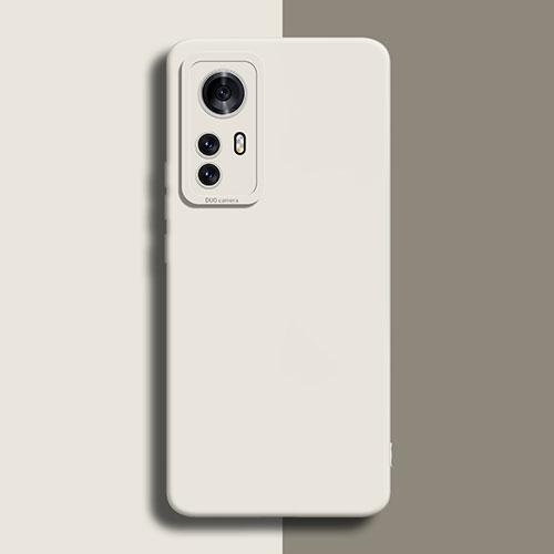 Ultra-thin Silicone Gel Soft Case 360 Degrees Cover for Xiaomi Mi 12 Pro 5G White