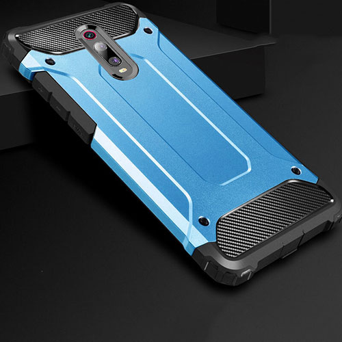 Ultra-thin Silicone Gel Soft Case 360 Degrees Cover for Xiaomi Mi 9T Pro Blue
