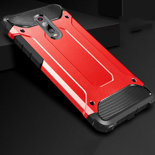 Ultra-thin Silicone Gel Soft Case 360 Degrees Cover for Xiaomi Mi 9T Pro Red