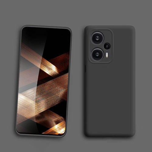 Ultra-thin Silicone Gel Soft Case 360 Degrees Cover for Xiaomi Poco F5 5G Black