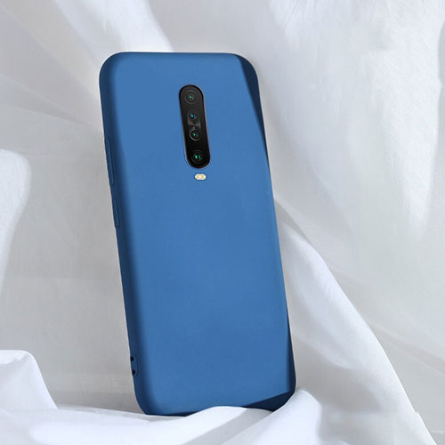 Ultra-thin Silicone Gel Soft Case 360 Degrees Cover for Xiaomi Poco X2 Blue