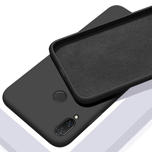 Ultra-thin Silicone Gel Soft Case 360 Degrees Cover for Xiaomi Redmi 7 Black