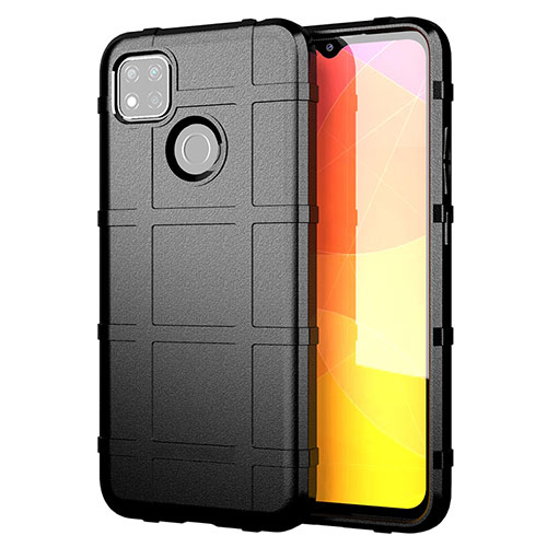 Ultra-thin Silicone Gel Soft Case 360 Degrees Cover for Xiaomi Redmi 9C NFC Black