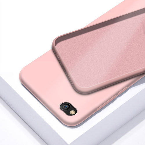 Ultra-thin Silicone Gel Soft Case 360 Degrees Cover for Xiaomi Redmi Go Rose Gold