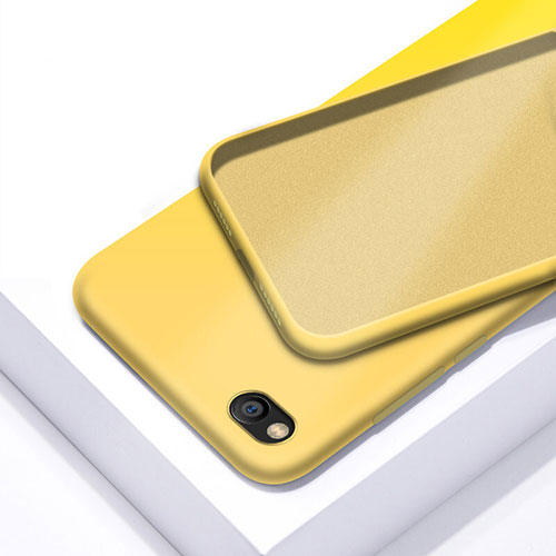 Ultra-thin Silicone Gel Soft Case 360 Degrees Cover for Xiaomi Redmi Go Yellow