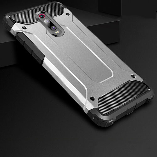 Ultra-thin Silicone Gel Soft Case 360 Degrees Cover for Xiaomi Redmi K20 Silver