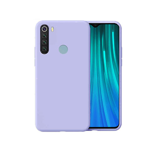 Ultra-thin Silicone Gel Soft Case 360 Degrees Cover for Xiaomi Redmi Note 8 (2021) Purple