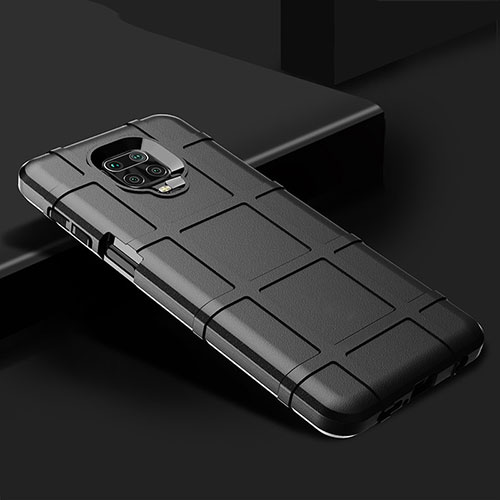 Ultra-thin Silicone Gel Soft Case 360 Degrees Cover for Xiaomi Redmi Note 9 Pro Black