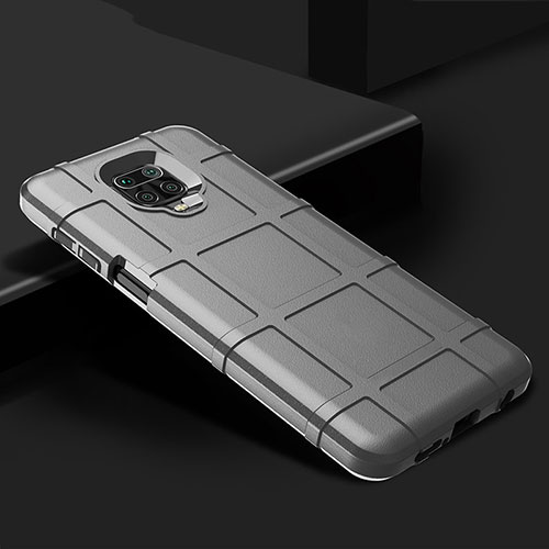 Ultra-thin Silicone Gel Soft Case 360 Degrees Cover for Xiaomi Redmi Note 9 Pro Max Silver