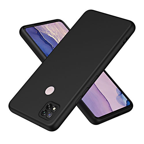 Ultra-thin Silicone Gel Soft Case 360 Degrees Cover H01P for Xiaomi Redmi 10A 4G Black