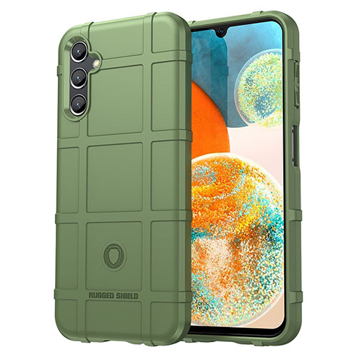 Ultra-thin Silicone Gel Soft Case 360 Degrees Cover J01S for Samsung Galaxy A14 5G Green