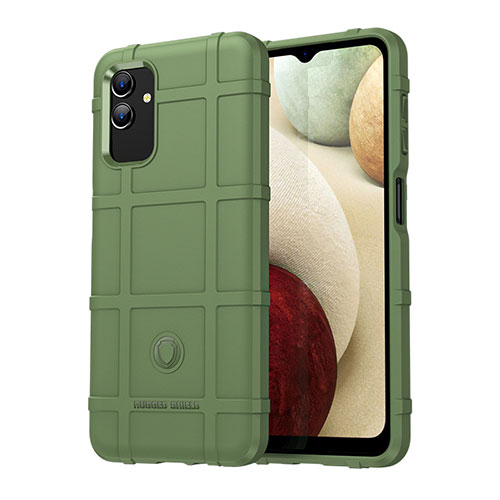 Ultra-thin Silicone Gel Soft Case 360 Degrees Cover J01S for Samsung Galaxy M13 5G Green