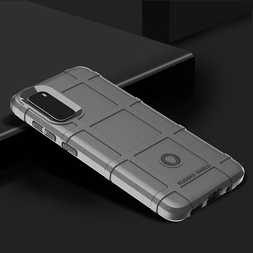 Ultra-thin Silicone Gel Soft Case 360 Degrees Cover J01S for Samsung Galaxy S20 Gray