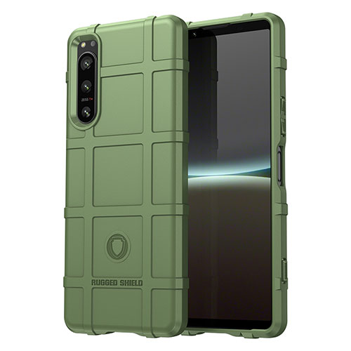 Ultra-thin Silicone Gel Soft Case 360 Degrees Cover J01S for Sony Xperia 5 IV Green