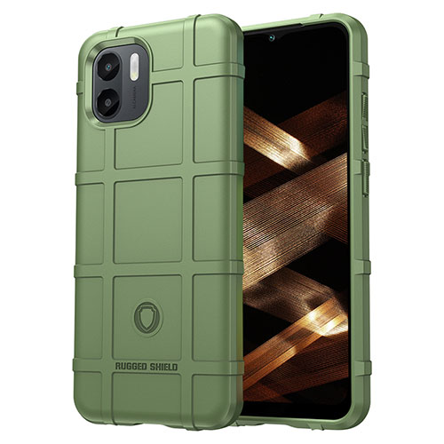 Ultra-thin Silicone Gel Soft Case 360 Degrees Cover J01S for Xiaomi Redmi A2 Green