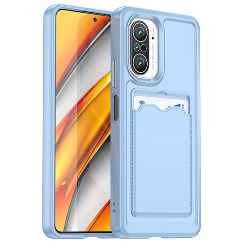 Ultra-thin Silicone Gel Soft Case 360 Degrees Cover J02S for Xiaomi Mi 11X Pro 5G Blue