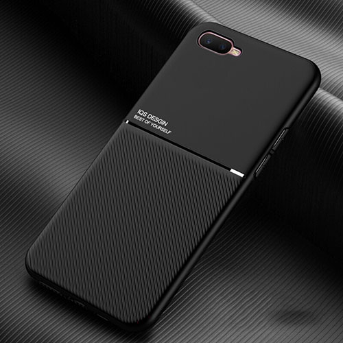 Ultra-thin Silicone Gel Soft Case 360 Degrees Cover L01 for Oppo K1 Black