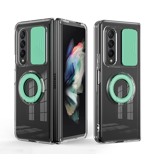 Ultra-thin Silicone Gel Soft Case 360 Degrees Cover MJ1 for Samsung Galaxy Z Fold4 5G Matcha Green