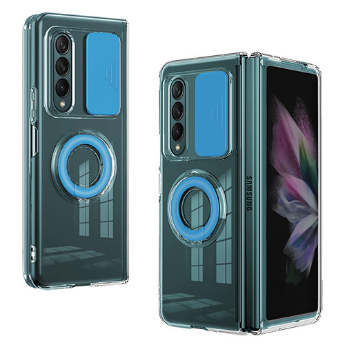 Ultra-thin Silicone Gel Soft Case 360 Degrees Cover MJ2 for Samsung Galaxy Z Fold4 5G Blue