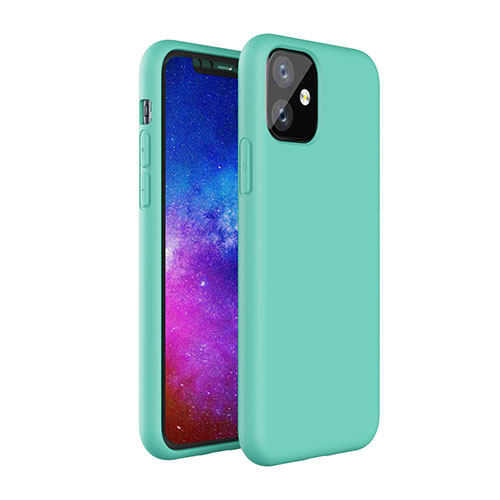 Ultra-thin Silicone Gel Soft Case 360 Degrees Cover S01 for Apple iPhone 11 Green