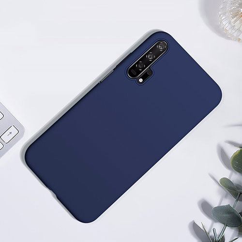 Ultra-thin Silicone Gel Soft Case 360 Degrees Cover S01 for Huawei Honor 20 Pro Blue
