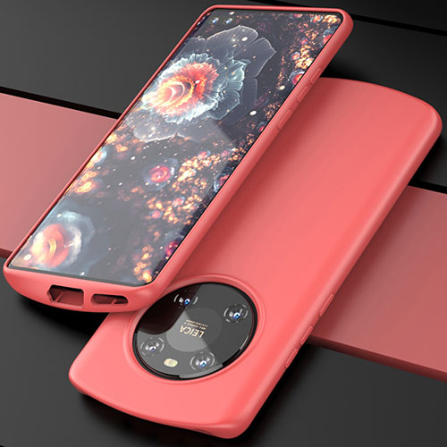 Ultra-thin Silicone Gel Soft Case 360 Degrees Cover S01 for Huawei Mate 40E Pro 5G Red