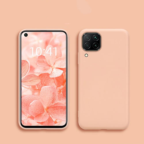 Ultra-thin Silicone Gel Soft Case 360 Degrees Cover S01 for Huawei Nova 7i Rose Gold
