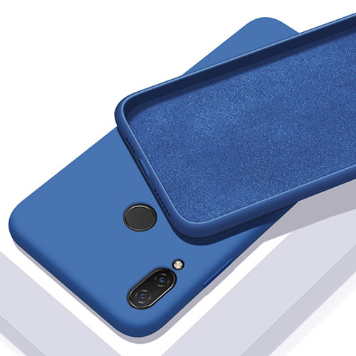 Ultra-thin Silicone Gel Soft Case 360 Degrees Cover S01 for Huawei P Smart Z Blue