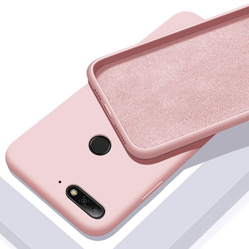 Ultra-thin Silicone Gel Soft Case 360 Degrees Cover S01 for Huawei Y6 (2018) Rose Gold