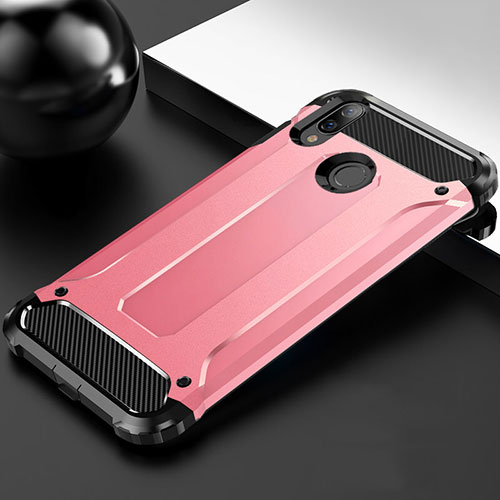 Ultra-thin Silicone Gel Soft Case 360 Degrees Cover S01 for Huawei Y9 (2019) Rose Gold