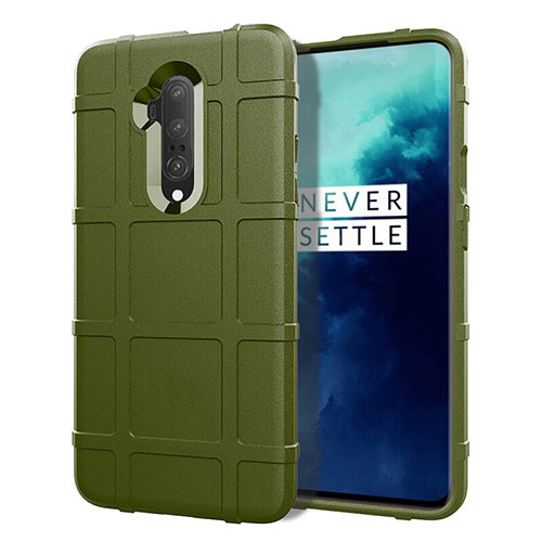 Ultra-thin Silicone Gel Soft Case 360 Degrees Cover S01 for OnePlus 7T Pro Green