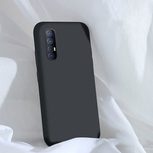 Ultra-thin Silicone Gel Soft Case 360 Degrees Cover S01 for Oppo Find X2 Neo Black