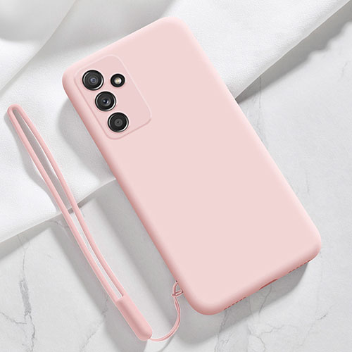 Ultra-thin Silicone Gel Soft Case 360 Degrees Cover S01 for Samsung Galaxy A14 5G Pink